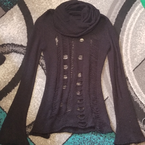 Devil fashion Sweaters - Distressed sweater